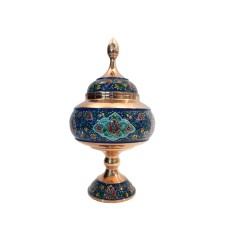 شکلات خوری مسی میناکاری کد sght-572